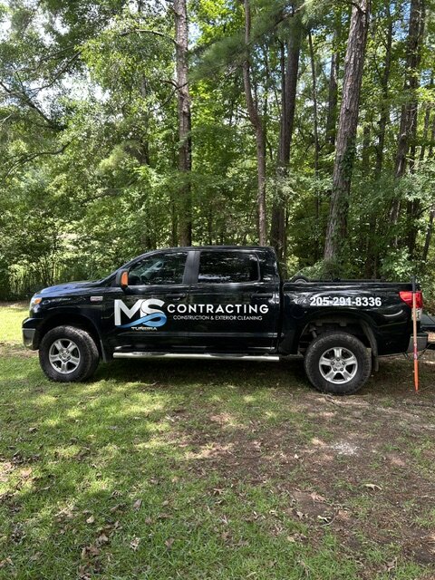 The MS. Contracting truck